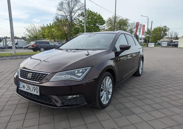 Seat Leon cena 59900 przebieg: 139000, rok produkcji 2017 z Wrocław małe 121